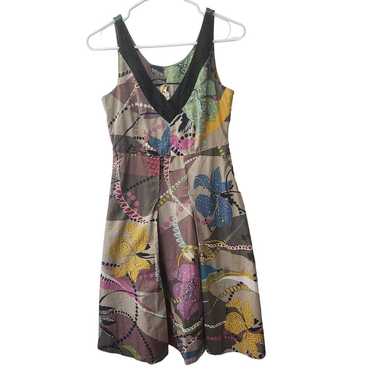 Anthropologie Maeve Multicolored Floral Abstract … - image 1