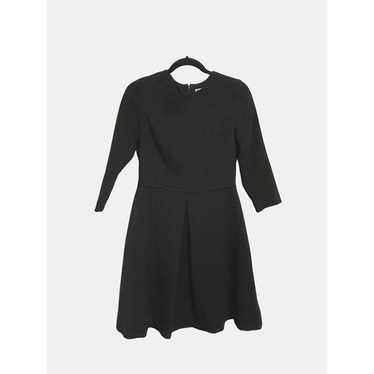 Eliza J black ponte fit and flare dress 6