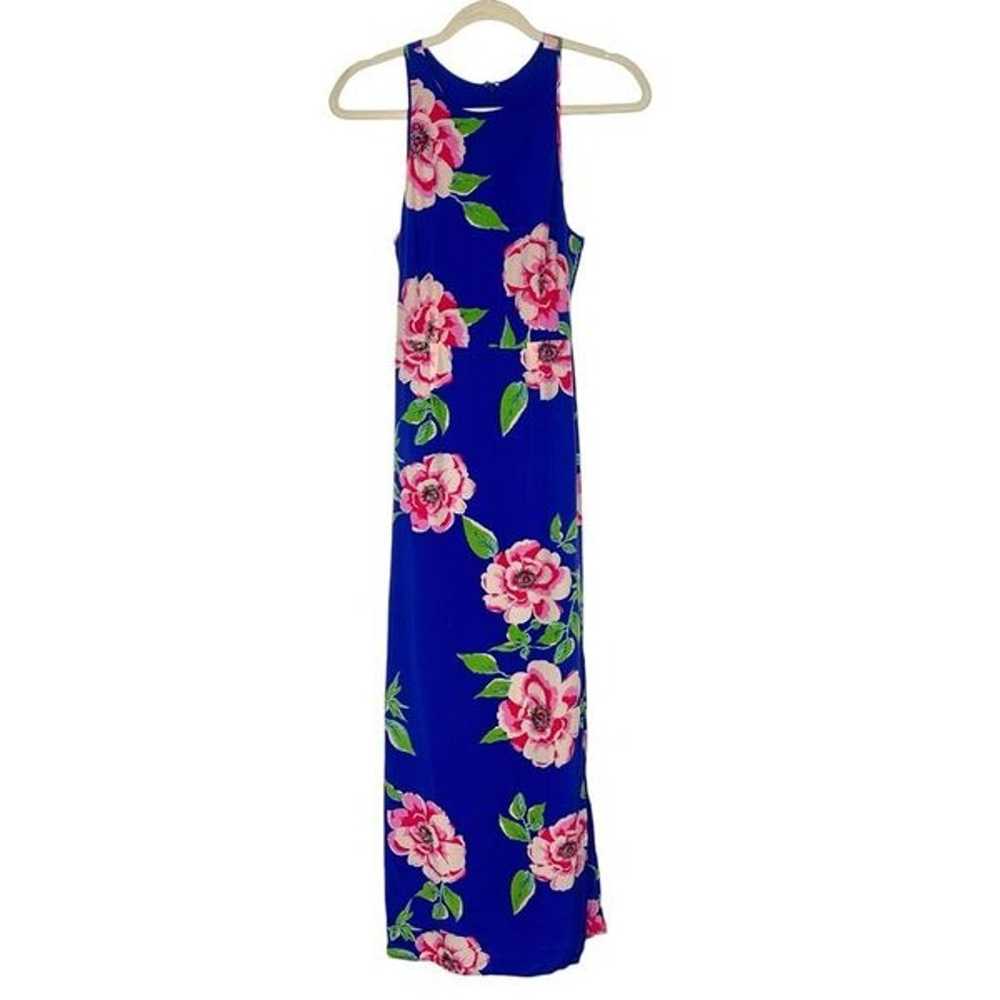 Yumi Kim Silk Maxi Dress Small Blue Pink Green Dr… - image 2