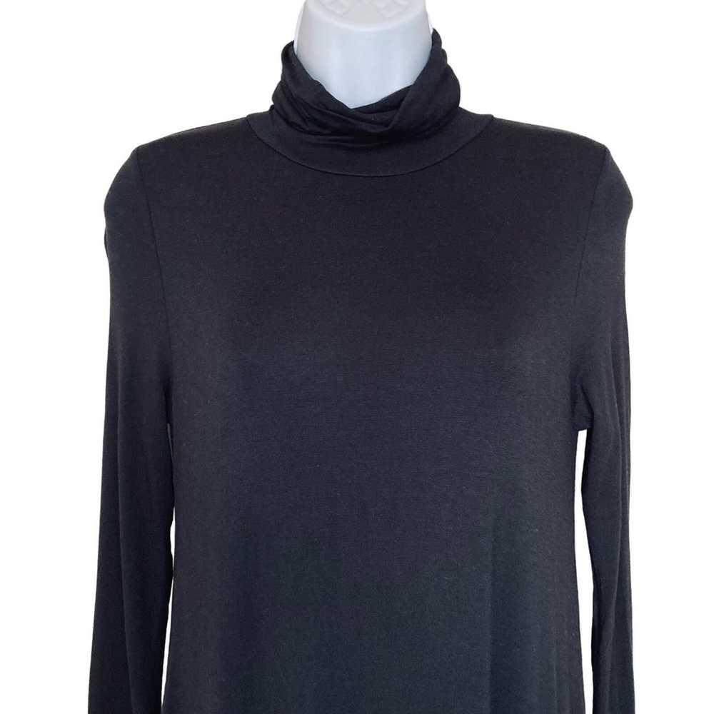 Lulus Black Sway Girl Sway Swing Turtleneck Mini … - image 4