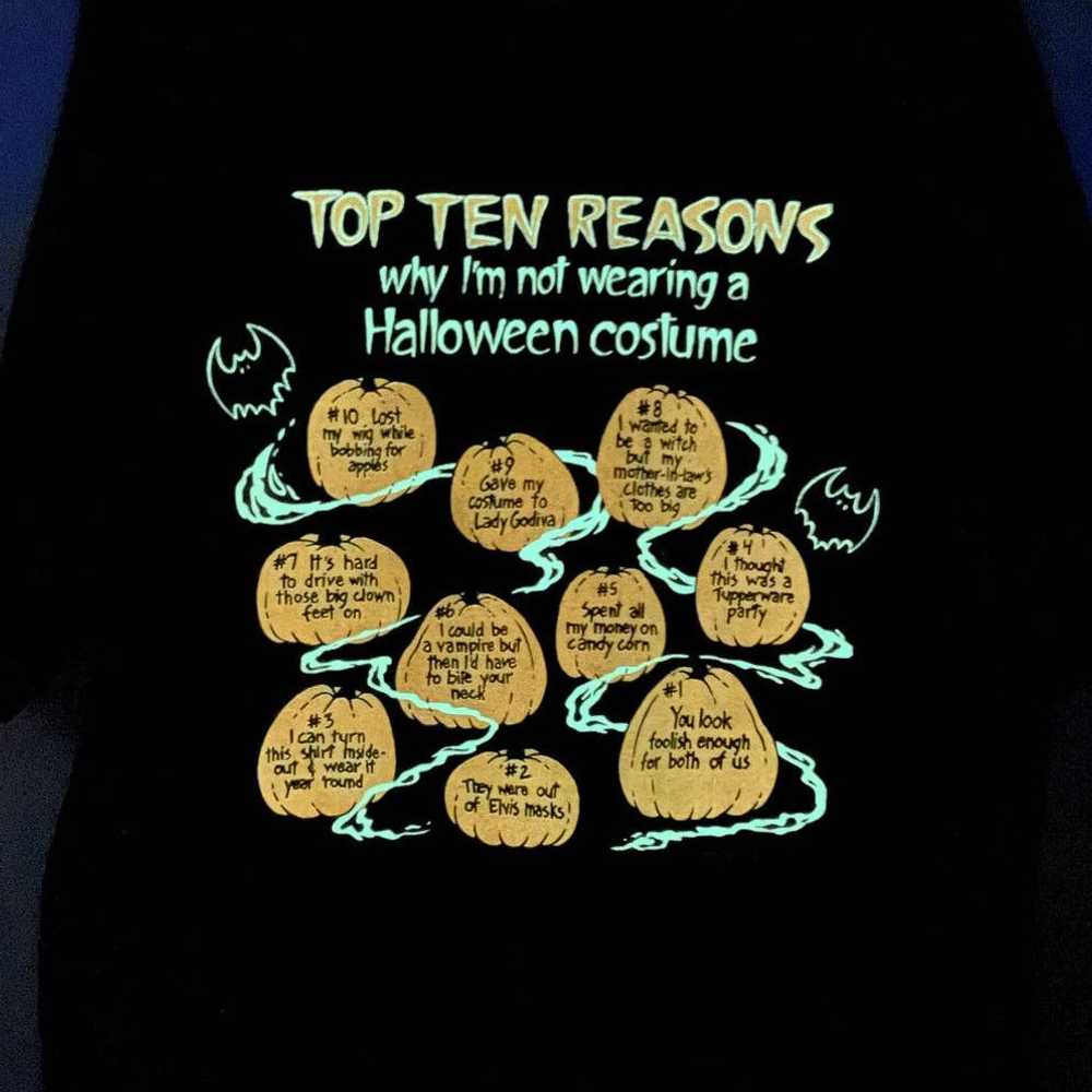 Other Vintage 1991 Halloween Glow In the Dark Pum… - image 1