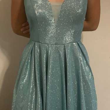 B. Darlin Teal / Aqua Dress