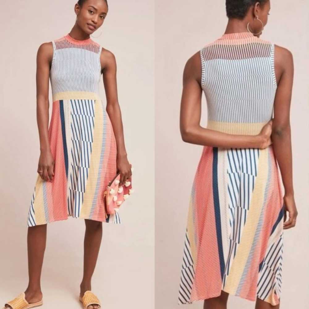 Anthropology Maeve Cleary stripe jersey lightweig… - image 8