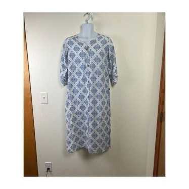 Zoie Block Printed Women 3/4 sleeve Dress size M