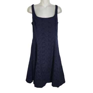 Lauren Ralph Lauren Womens Dress Size 8 Blue Fit … - image 1