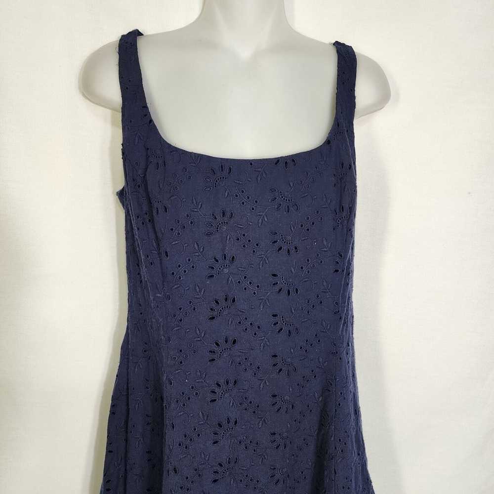 Lauren Ralph Lauren Womens Dress Size 8 Blue Fit … - image 3