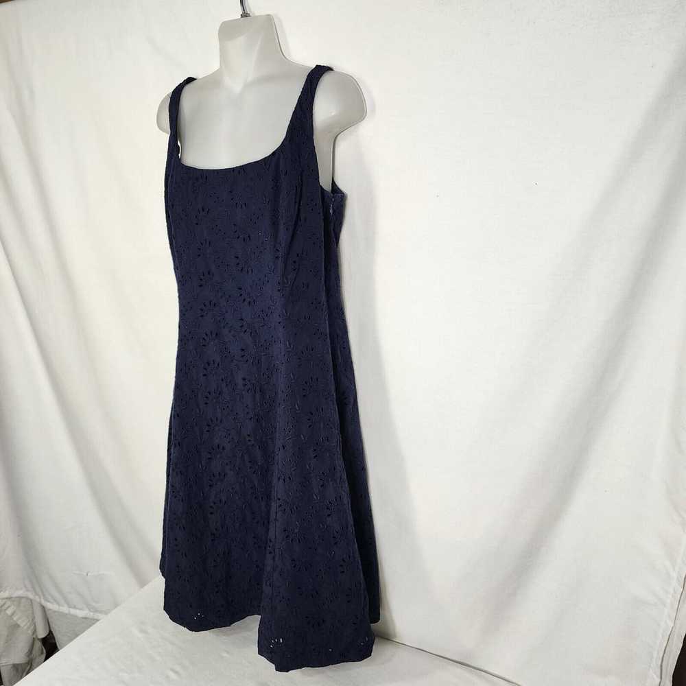 Lauren Ralph Lauren Womens Dress Size 8 Blue Fit … - image 5