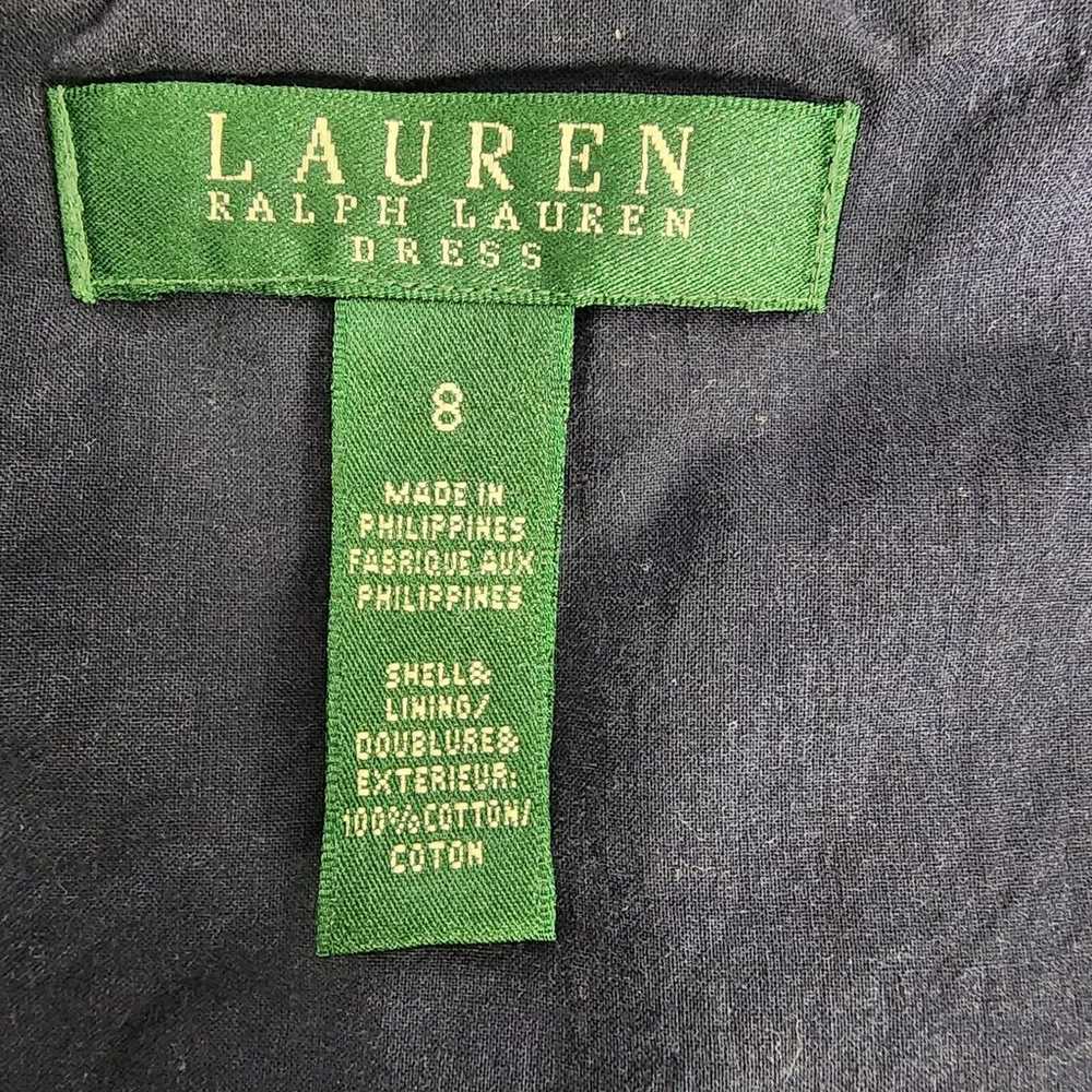 Lauren Ralph Lauren Womens Dress Size 8 Blue Fit … - image 9