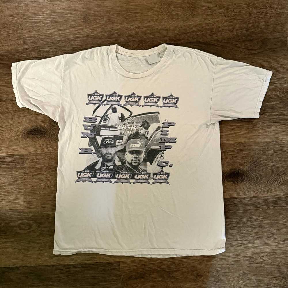 Vintage Thrashed UGK Bun B. and Pimp C. Tee - image 1