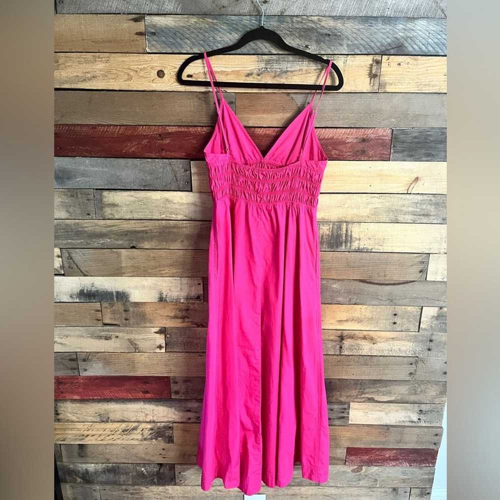 Zara Pink Midi Dress Size Medium - image 2