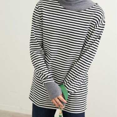 LE MINOR SLOBE Special Order Border Cut T-shirt S… - image 1