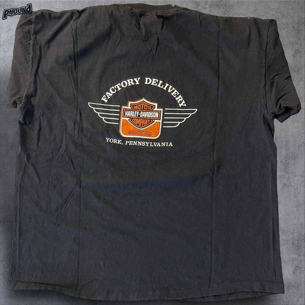 Vintage VTG HARLEY DAVIDSON MOTORCYCLE T SHIRT BO… - image 2