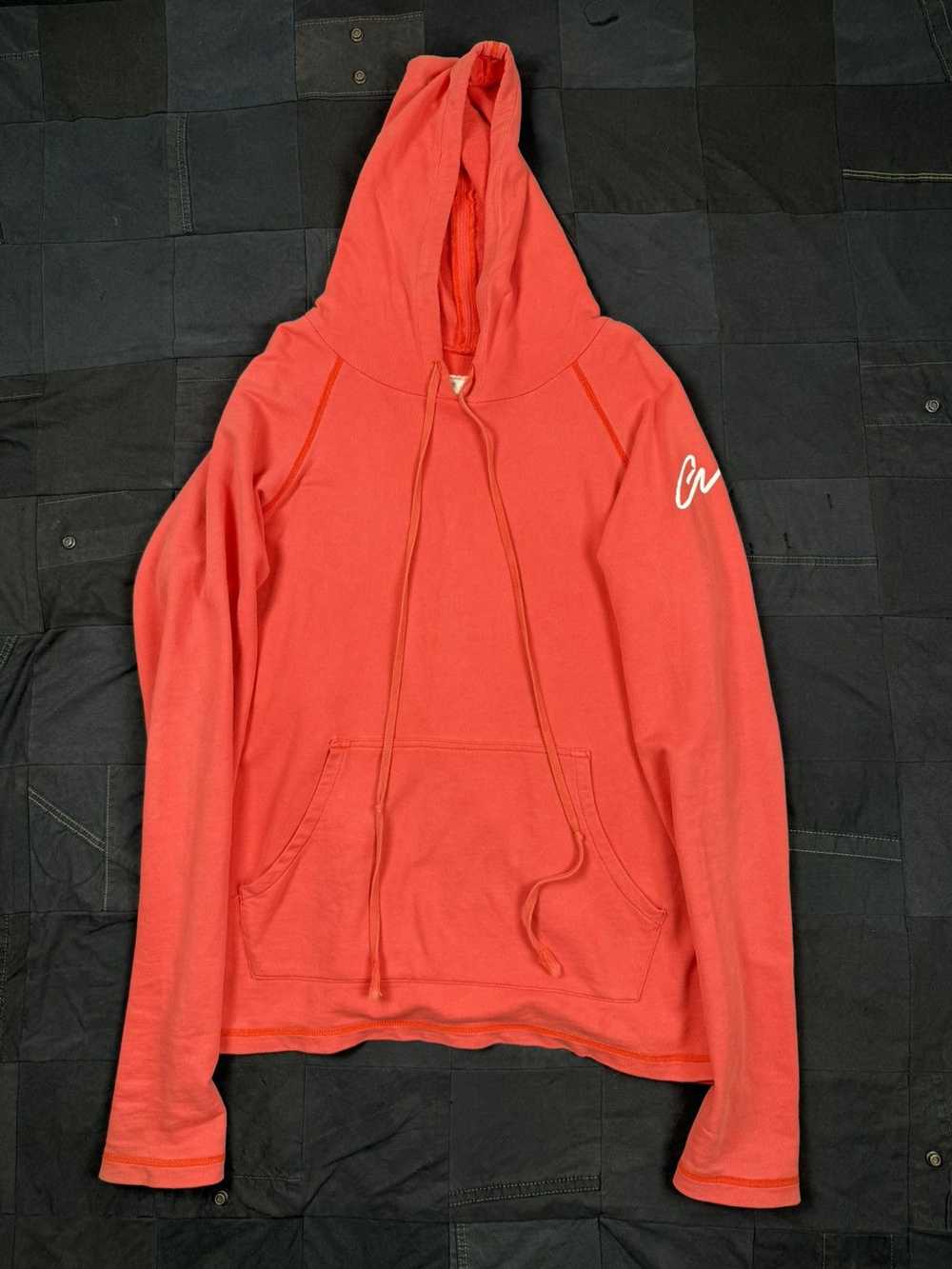 Greg Lauren Red Fleece Hoodie - image 1