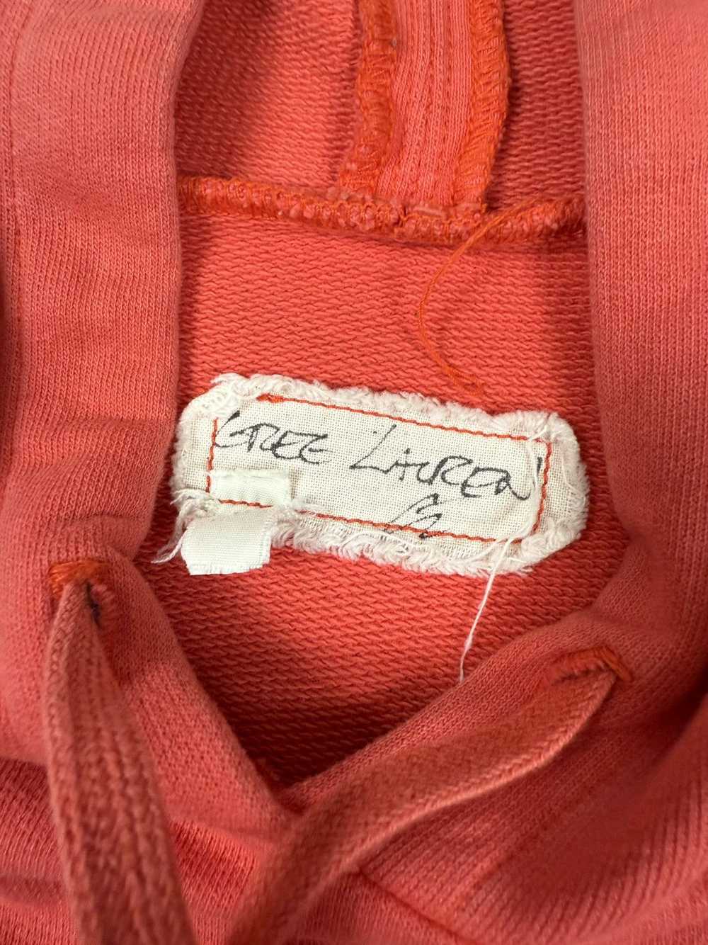 Greg Lauren Red Fleece Hoodie - image 4