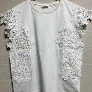 Ballsey Sleeve French Sleeve Lace Top - image 1