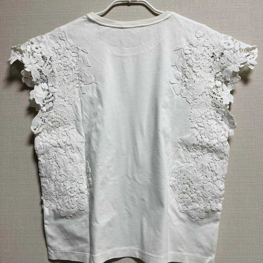 Ballsey Sleeve French Sleeve Lace Top - image 2