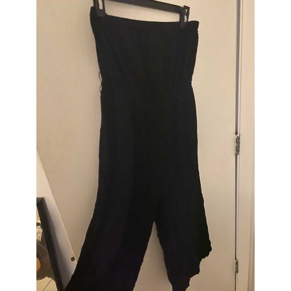 Lulus Jumpsuit Strapless Black Wide Leg Women’s L… - image 5