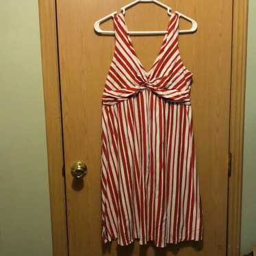 Patagonia stripped sleeveless dress size large - image 1