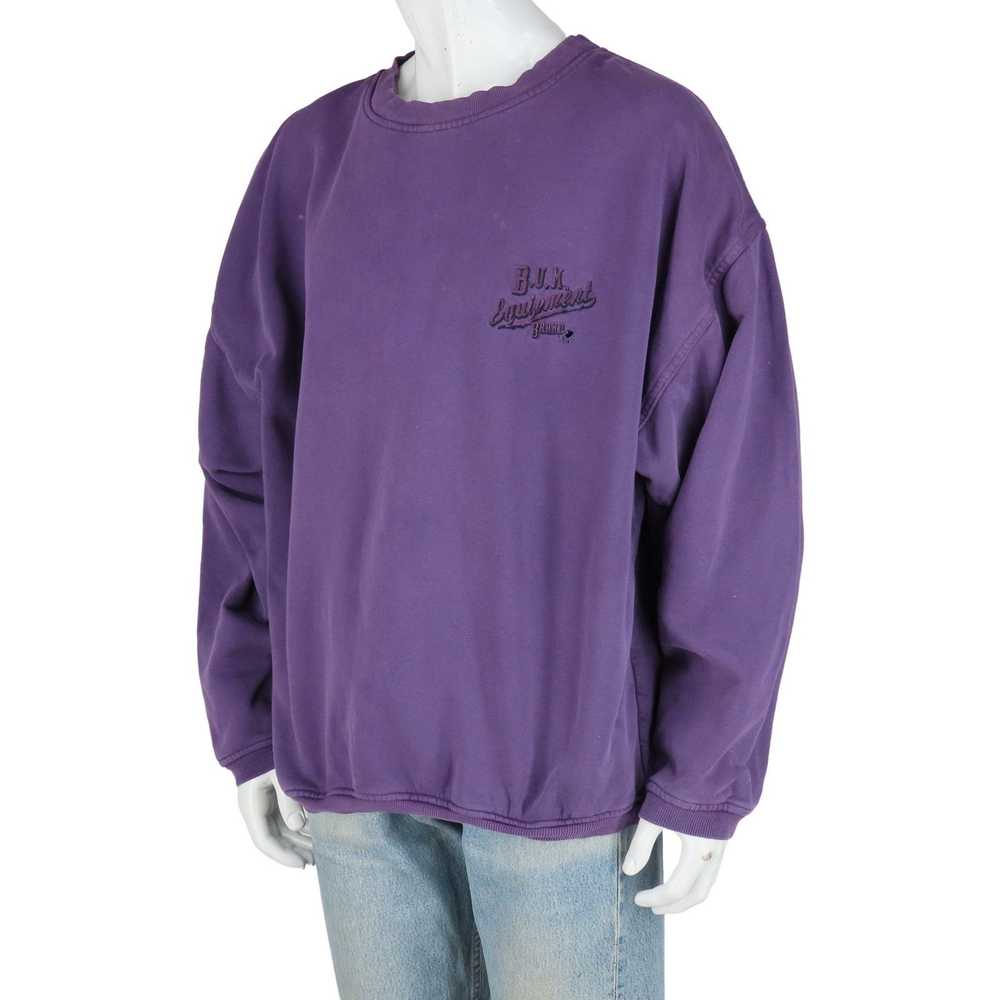 Vintage Vintage BUM Equipment Purple Trashed Fade… - image 2