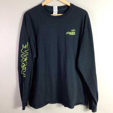 Gildan WAV Media Los Angeles Long Sleeve Shirt Bl… - image 1