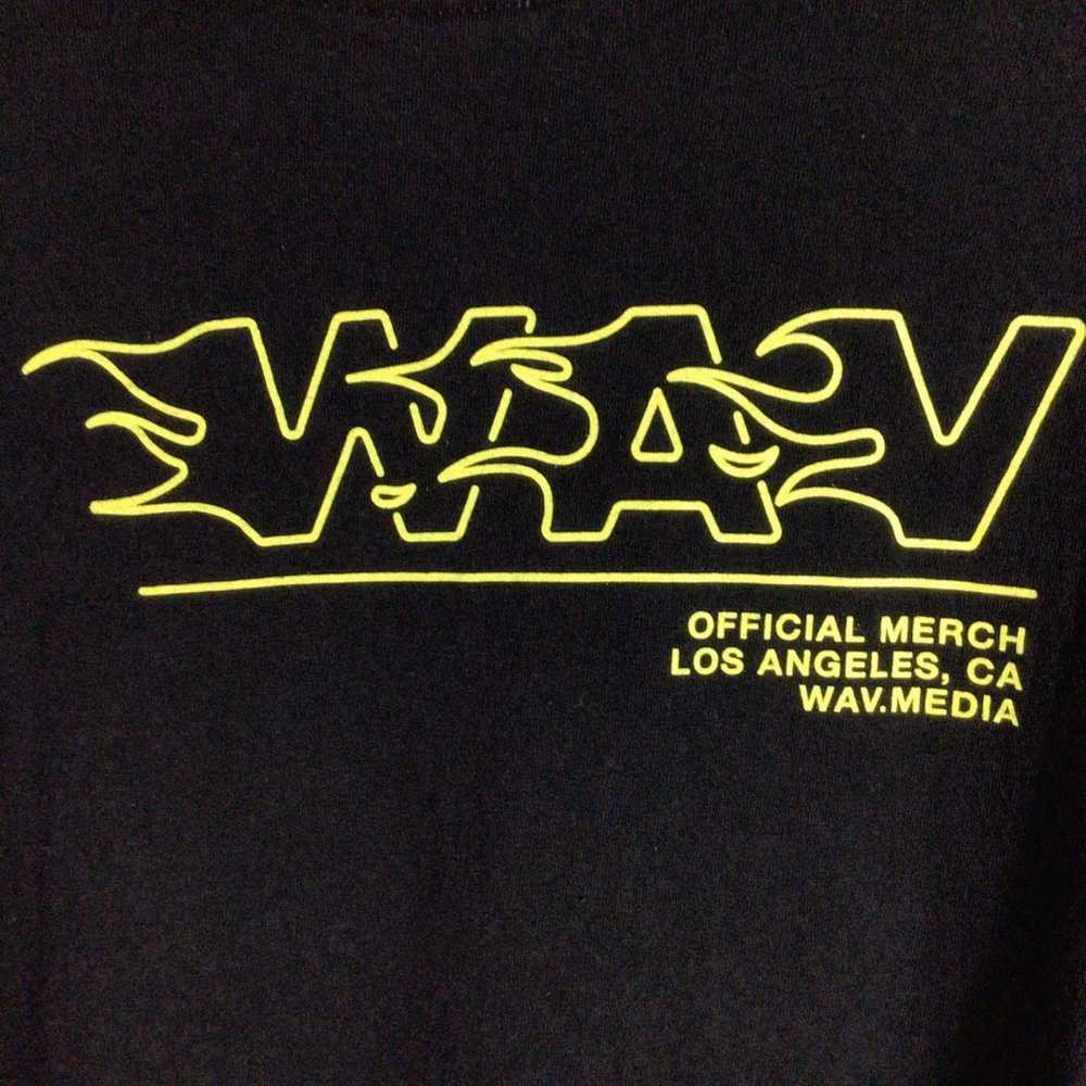 Gildan WAV Media Los Angeles Long Sleeve Shirt Bl… - image 6