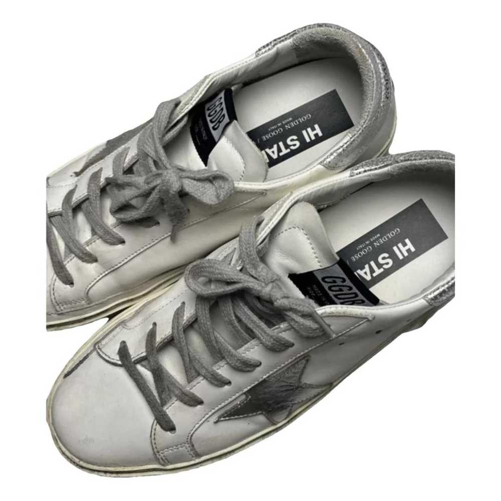 Golden Goose Hi Star vegan leather trainers - image 1