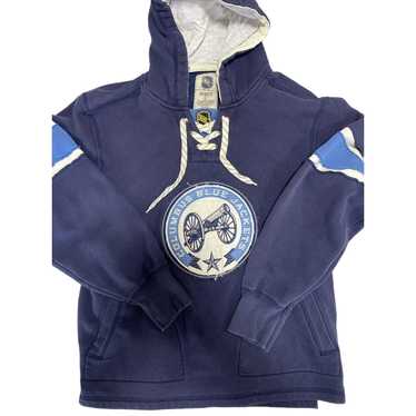 Ccm Vintage Columbus Blue Jackets Mens Hoodie Lar… - image 1