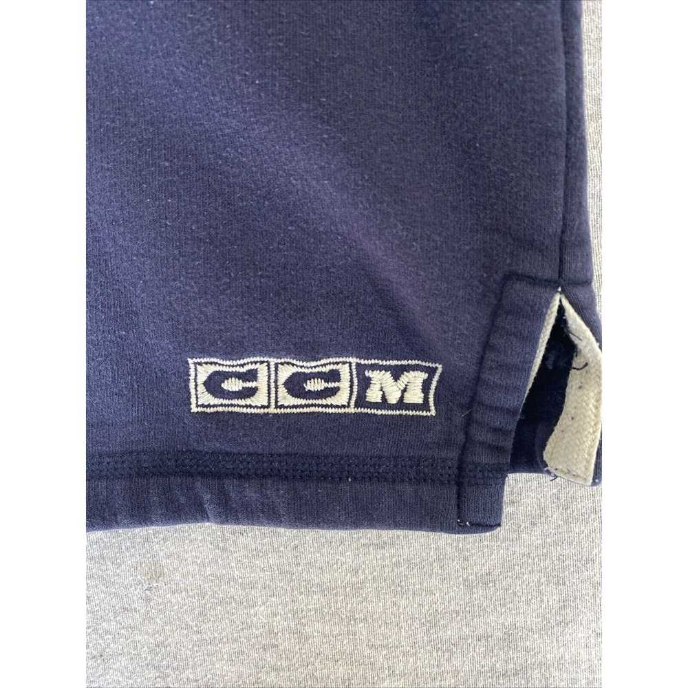 Ccm Vintage Columbus Blue Jackets Mens Hoodie Lar… - image 6