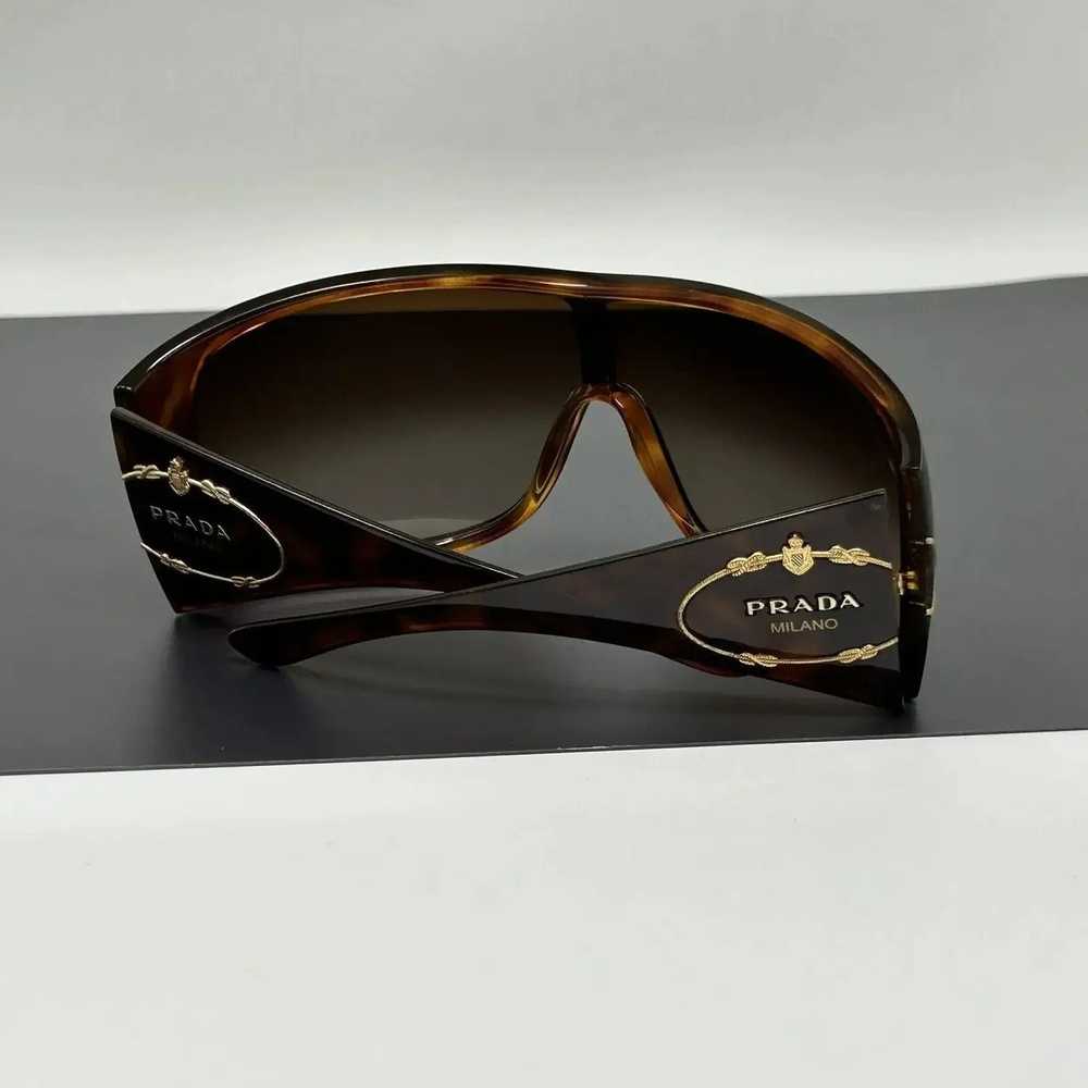 Prada × Vintage PRADA Sunglasses Wrap Shield Mask… - image 3