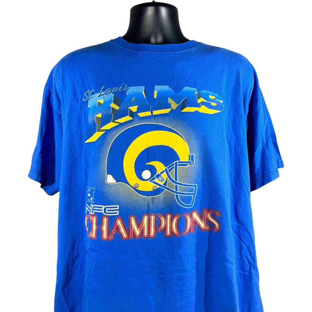 Vintage Vintage St. Louis Rams NFC Champions Big … - image 2