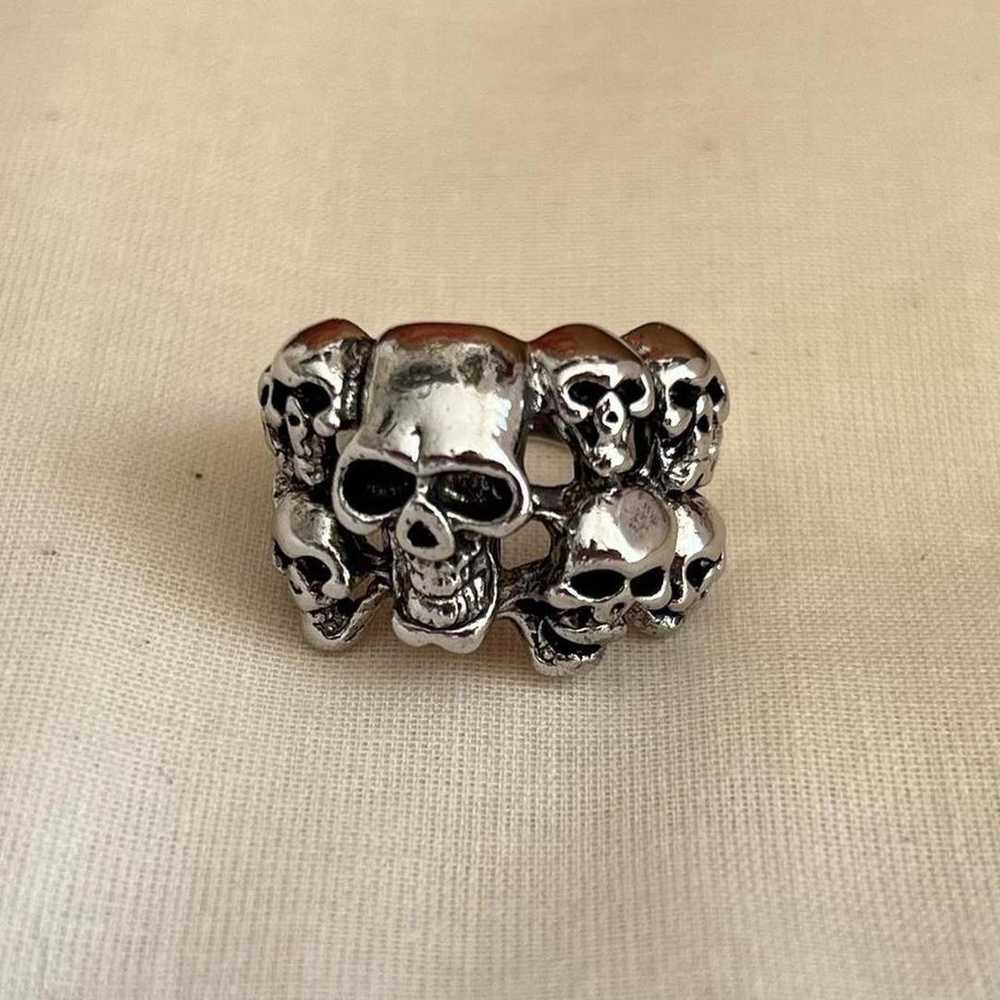 Silver × Skulls × Streetwear silver skull pile st… - image 2