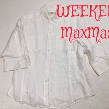 WEEKEND MaxMara Linen Shirt White MaxMara