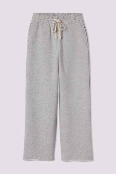 Girlfriend Collective Heather Grey 50/50 Wide Leg… - image 1