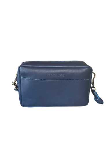 Portland Leather Electric Blue large camera bag