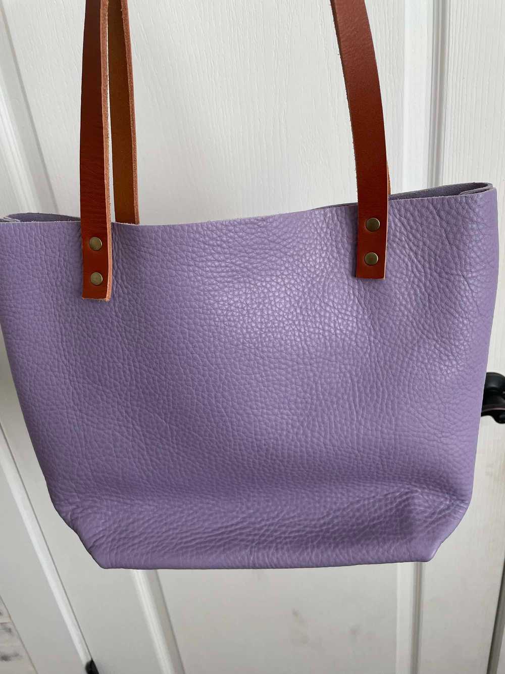 Portland Leather Wisteria Medium Classic Tote - image 2