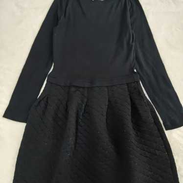 PETIT BATEAU Petit Bateau Long Sleeve Dress Black 