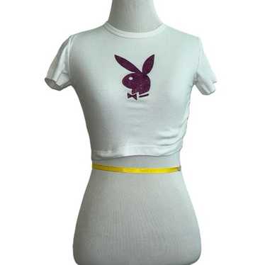 Playboy small cropped vintage baby tee