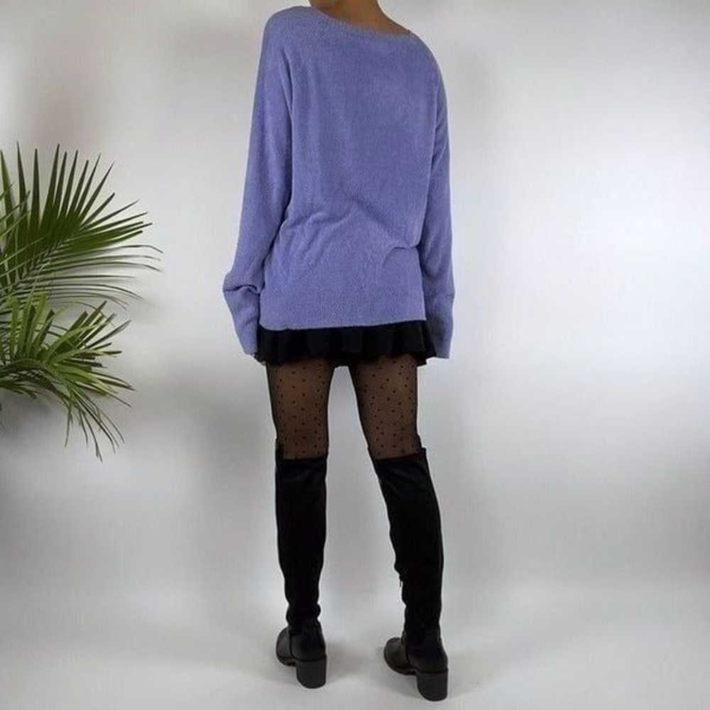 Vintage Y2K Lilac Cottagecore Super Soft V Neck S… - image 2