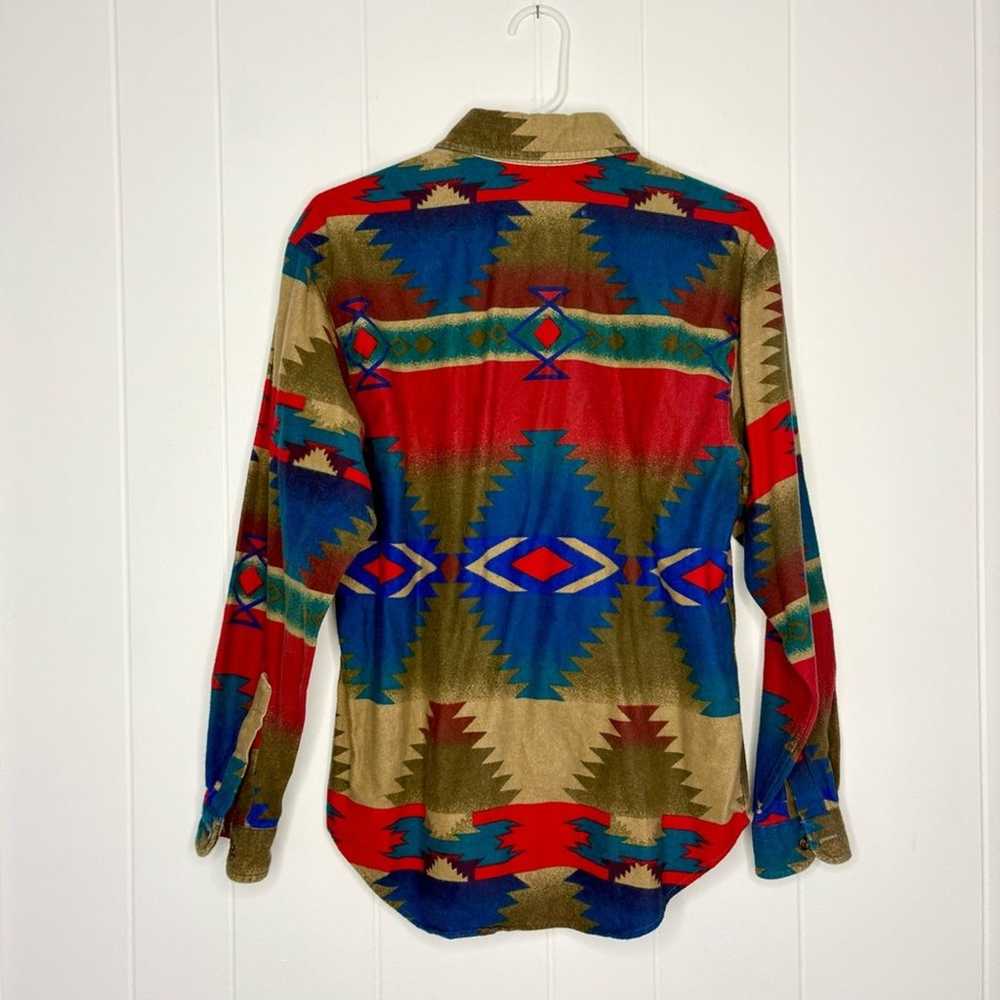 Vintage 90’s Woolrich Aztec Southwestern Button D… - image 6