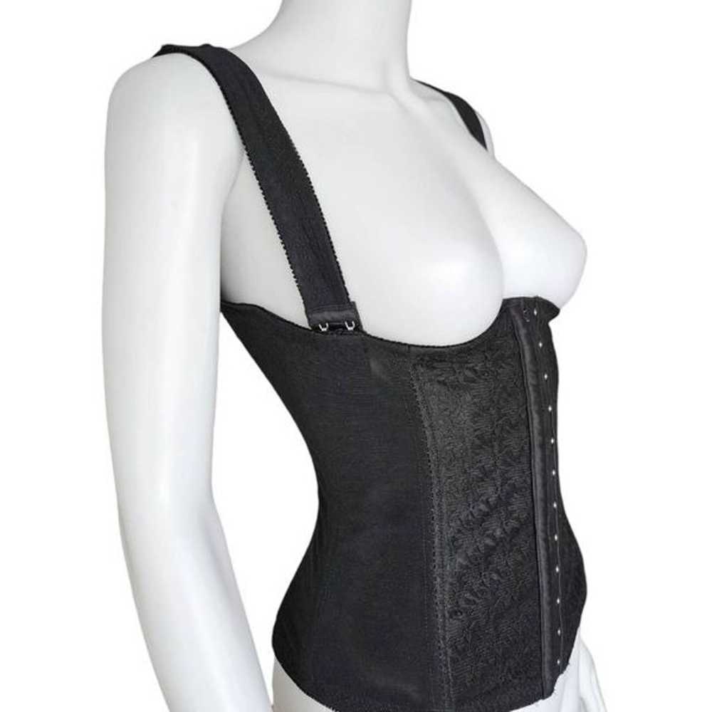 y2k goth lace corset top - image 4