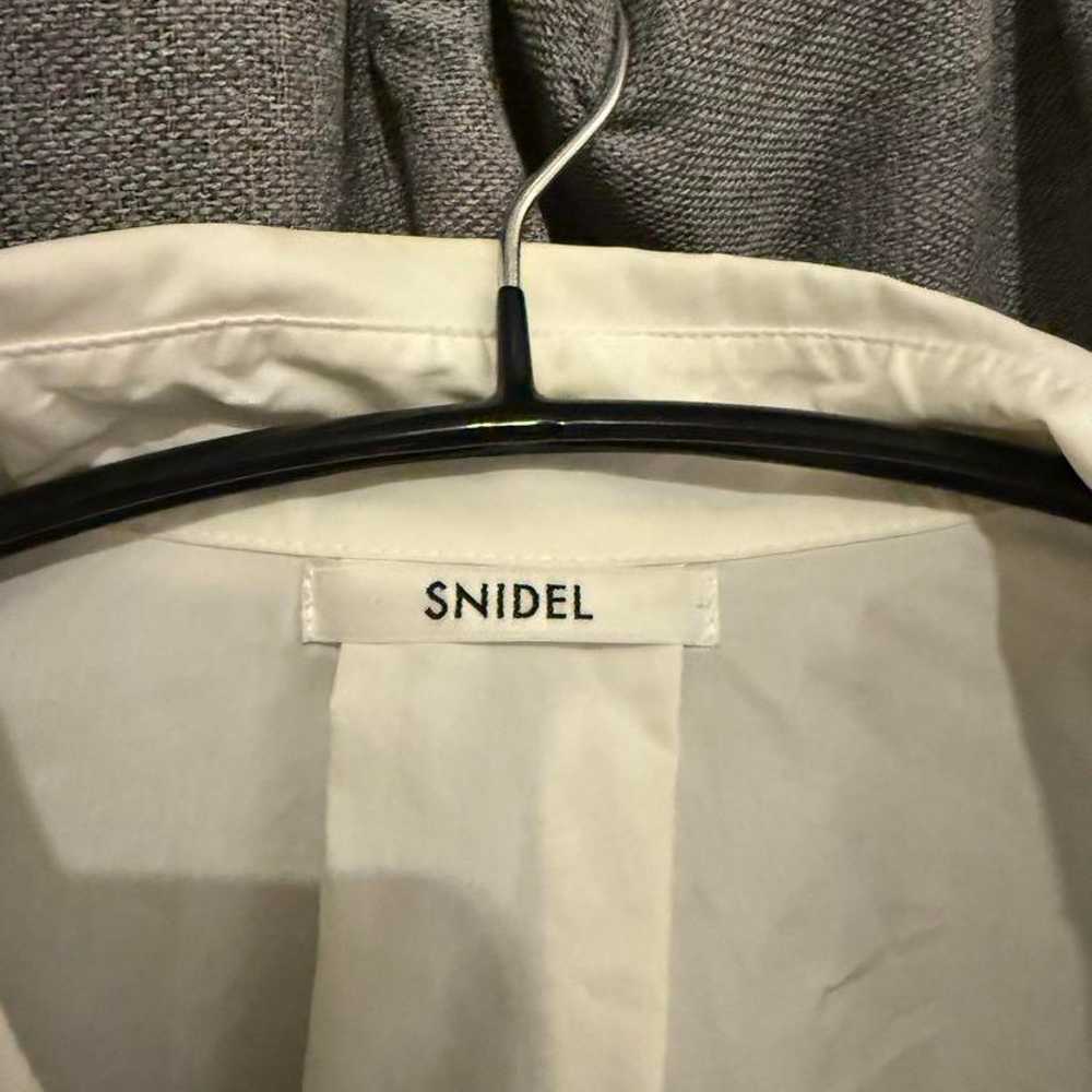 SNIDEL Crop Shirt Layered Knit One-piece - image 3