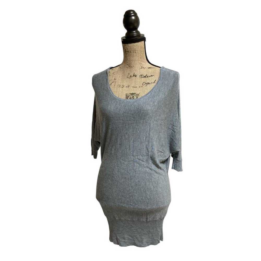 P1835 Jewel Changes Knit Tunic Length Half Sleeve… - image 2