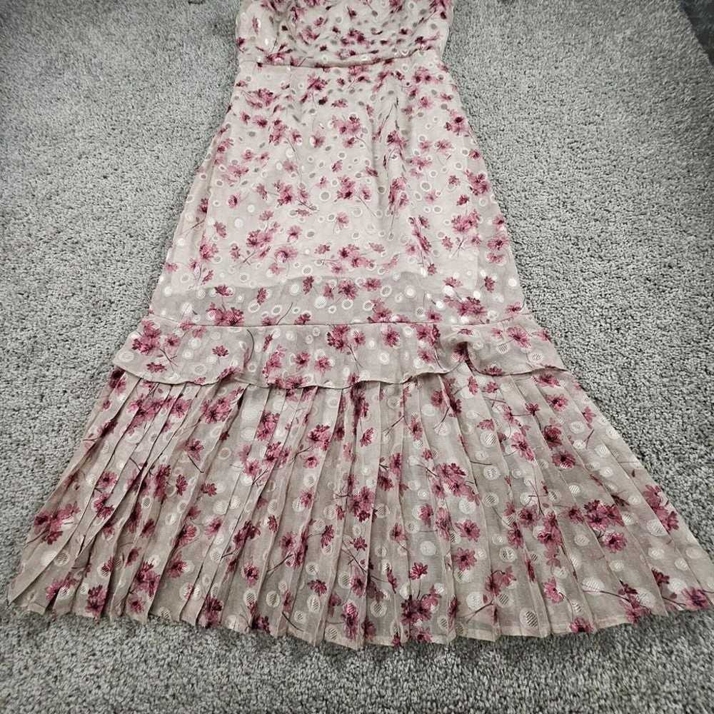 Lulus Dress Sz Medium Midi Floral Strap Feminine … - image 3