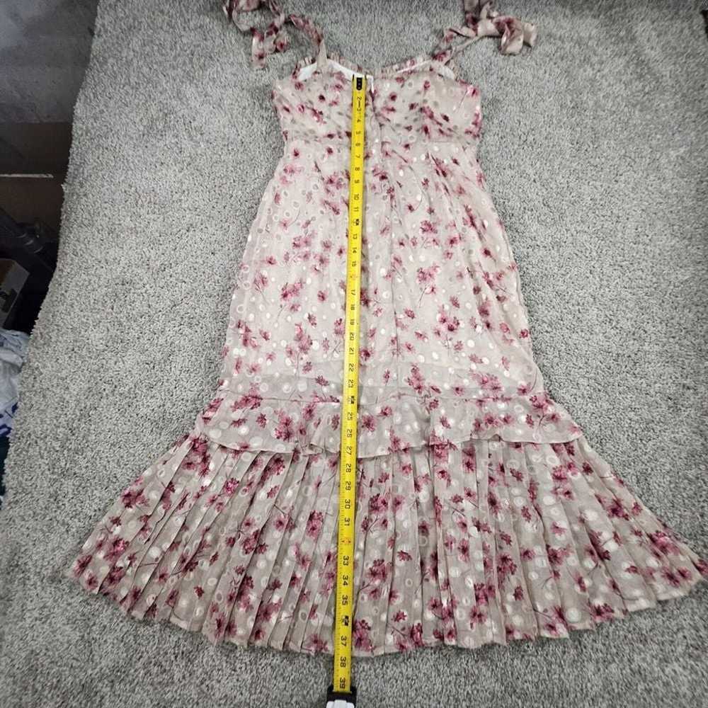 Lulus Dress Sz Medium Midi Floral Strap Feminine … - image 8