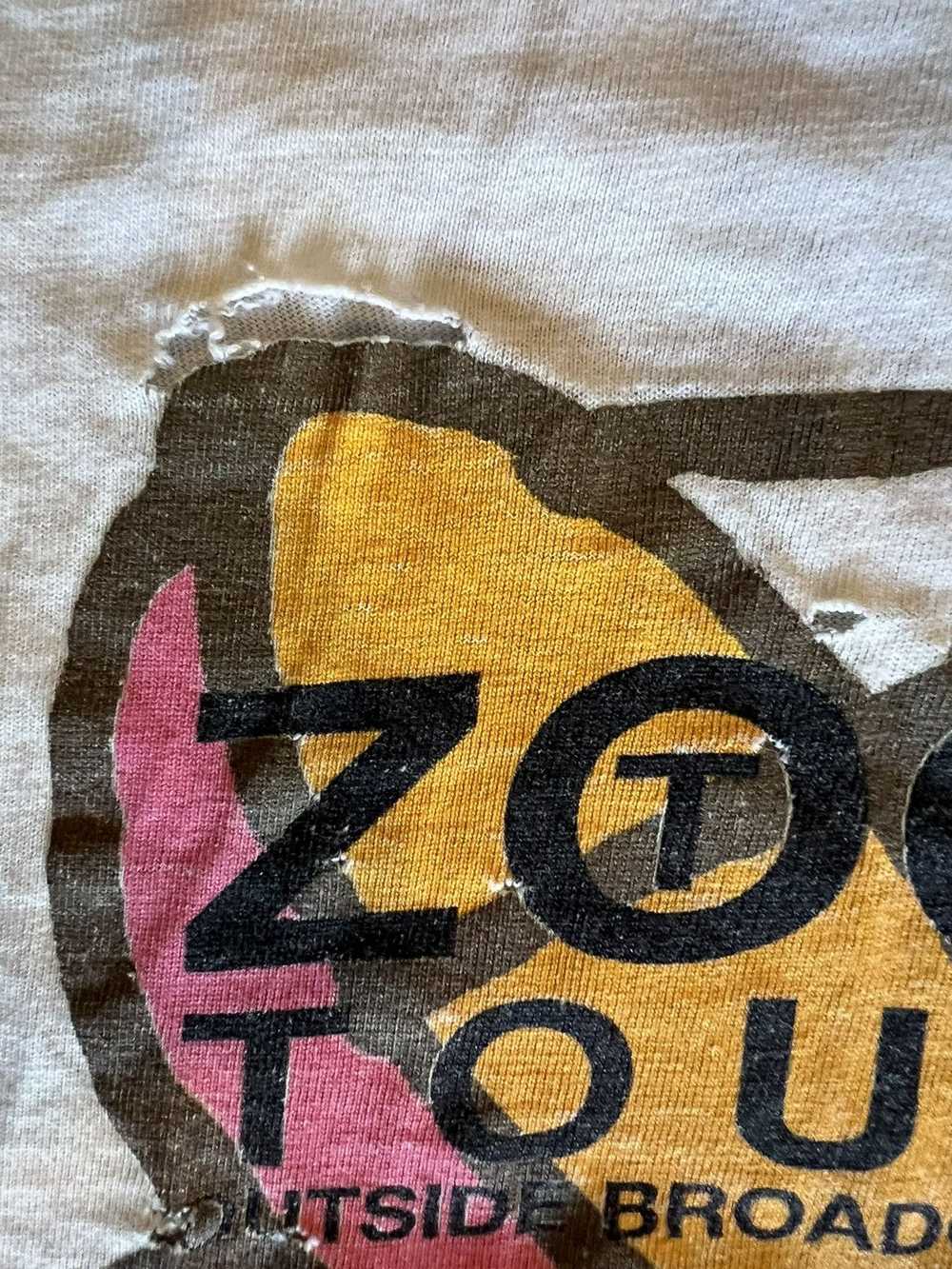 Hanes U2 1992 Zoo Tour Vintage band T-shirt - image 11