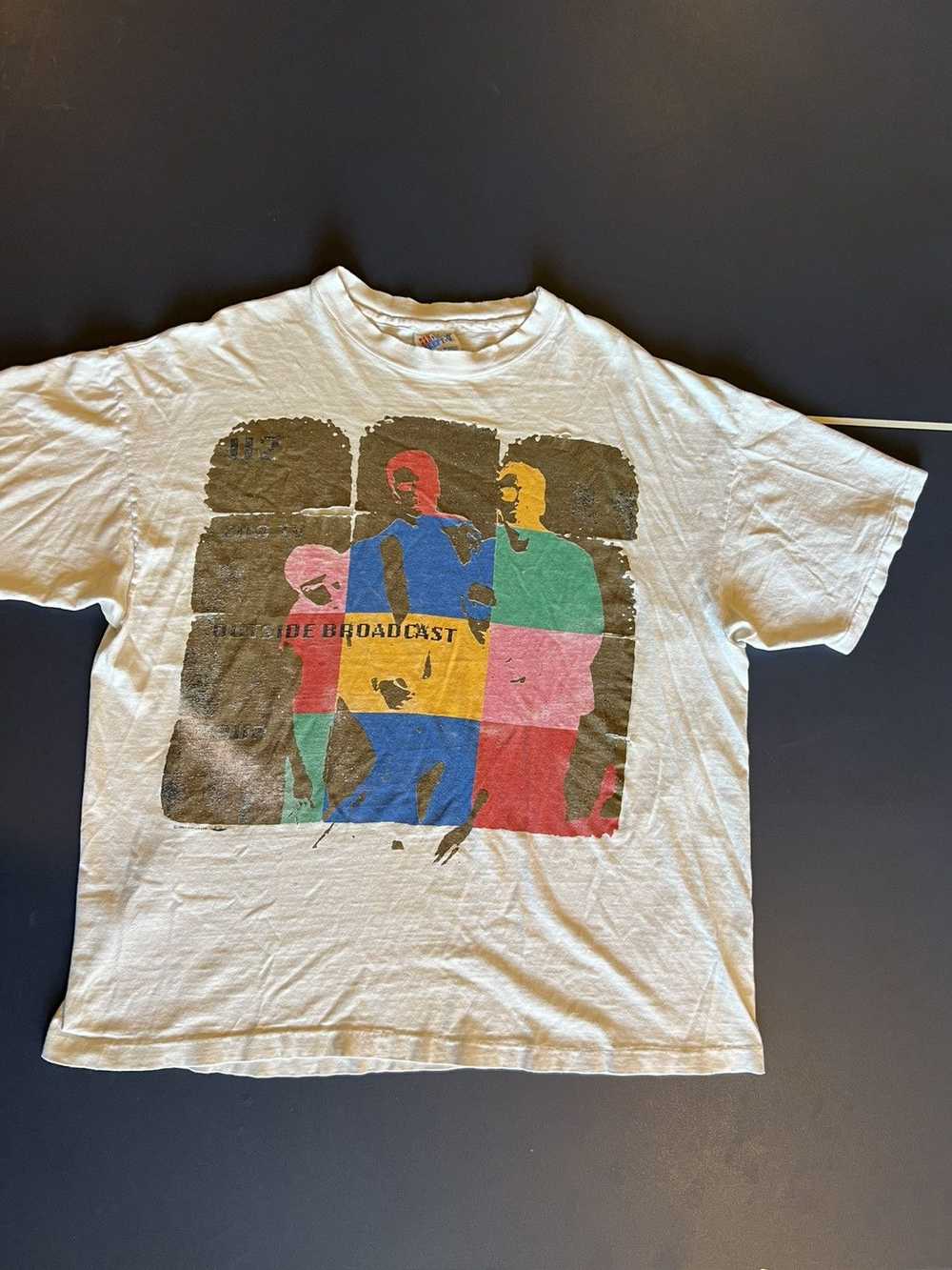 Hanes U2 1992 Zoo Tour Vintage band T-shirt - image 1