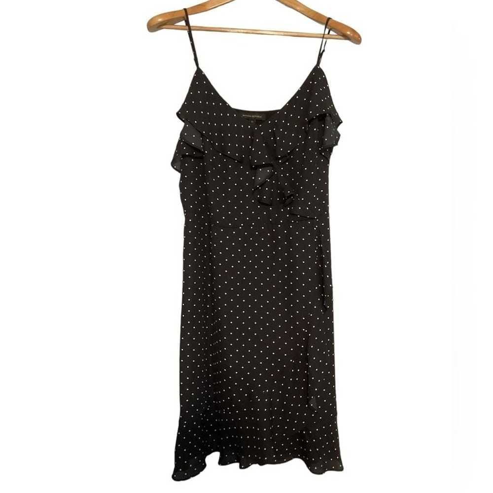 Banana Republic pockdot dress size 12 - image 2