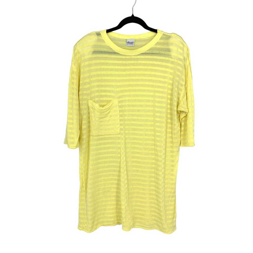 Vintage CP Shades Tunic Top Womens Medium Yellow … - image 1