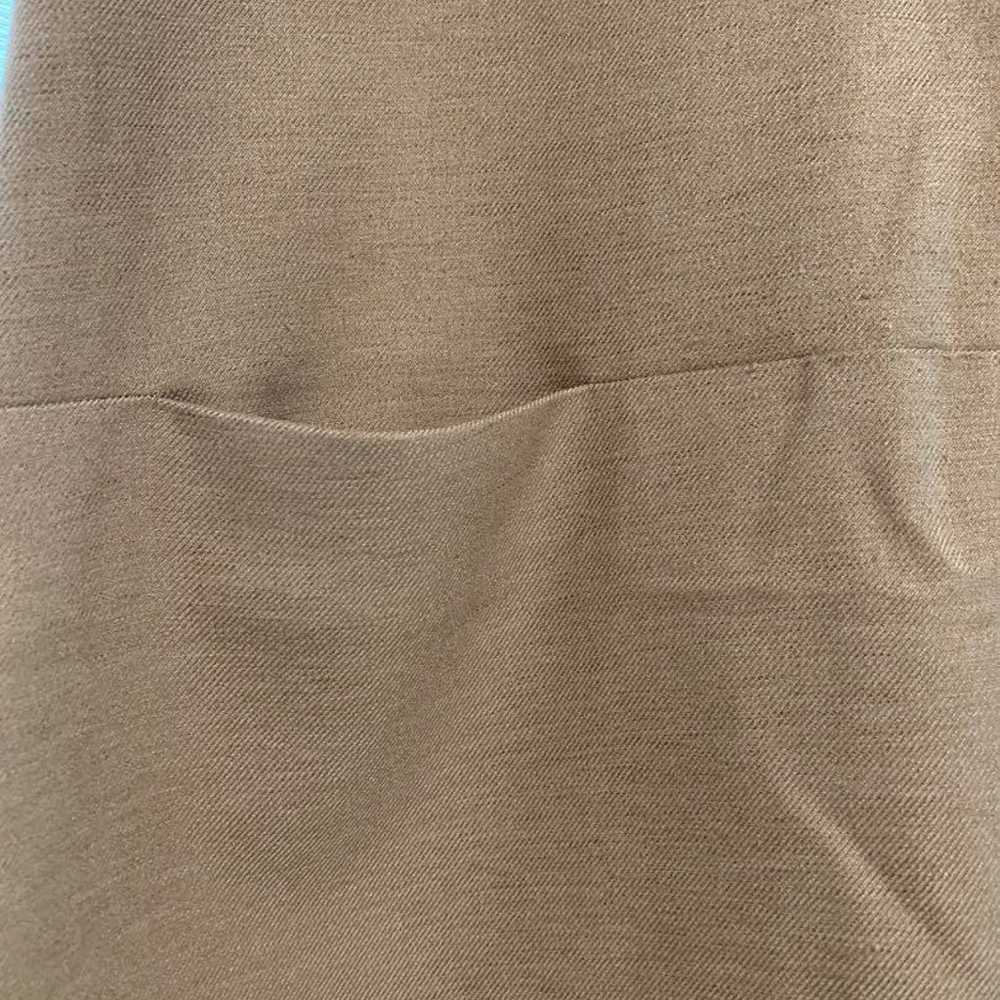 Beige Sleeveless V-Neck Dress - image 2