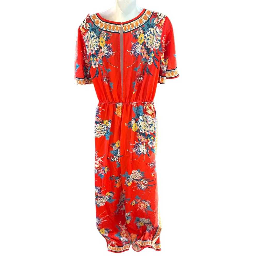 Flying Tomato Red Floral Jump Suit Preloved* - image 3